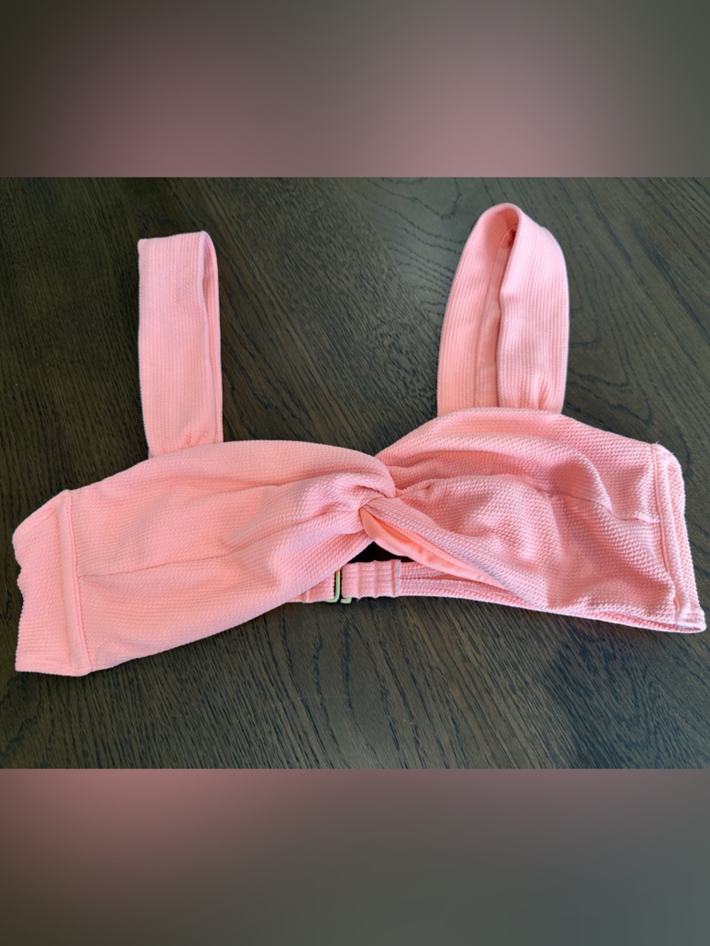 Xhilaration Pink Twist-Front Bikini Top